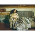 thumbnail image 2 of Sargent, John Singer 24x19 White Modern Wood Framed Museum Art Print Titled - Nonchaloir (Repose), 2 of 4