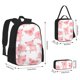 thumbnail image 2 of Easygdp Kawaii Pigs Mochila para Niños y Niñas con Set de Caja de Almuerzo y Estuche para Lápices 3 en 1, Mochila Escolar Estampada para Adolescentes, 2 of 7