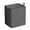 Gray, variant on Bigersell Fabric Storage Bins for Clothes Storage Bag Slider Zipper Foldable Closet Organizers Storage Containers with Carrying Handles Blue S