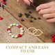 thumbnail image 4 of 10pcs Stainless Steel Round Open Back Bezel Frames DIY Hollow Pendant Frame Settings for Resin Casting DIY Jewelry Making Accessories, 4 of 4