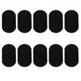 thumbnail image 1 of 10Pcs Iron On Patch Elliptical Jeans Cloth Patch Simple Clothes Elbow Appliques, 1 of 4