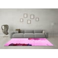 thumbnail image 3 of Ahgly Company Indoor Rectangle Solid Pink Modern Area Rugs, 5' x 7', 3 of 4