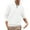 White, variant on Jalioing Men's Shirt Dressy Casual Half Zip Collared Long Sleeve Golf Shirt Ribbed Stretchy Business Tops
