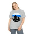 thumbnail image 6 of Cypher Sage Detroit Skyline Shirt - Unisex Heavy Cotton Tee Shirt, 6 of 9