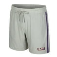 thumbnail image 2 of Men's Colosseum Gray LSU Tigers Mac Shorts, 2 of 3