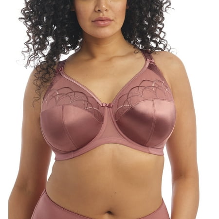 

Elomi Cate Embroidered Full Cup Banded Underwire Bra (4030) 34K Rosewood