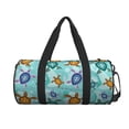 thumbnail image 2 of Fotbe Turtles And Sea Pattern Foldable Sports Gym Bag with Wet Dry Pocket, Ultralight Travel Bag, Large Capacity Duffel Bag, Splash Proof Carry on Bag, Overnight Bag, Weekender Bag, 2 of 8