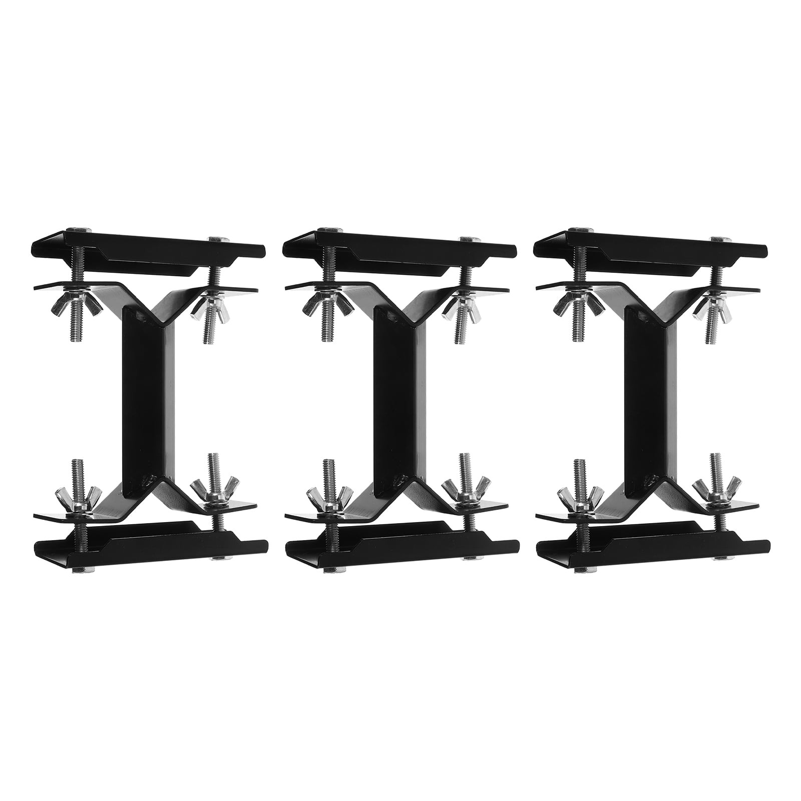 FONDOTIN 3-Pack Steel Umbrella Mount Holders Portable Stable Grip for Beach Trips and Outdoor Activities
