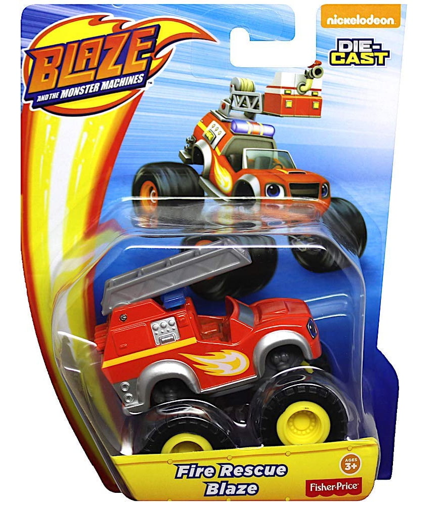 Fire Rescue Blaze Monster Truck Diecast Vehilce - Walmart.com - Walmart.com