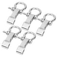 thumbnail image 1 of Paracord Bracelet O Shackles, Adjust Tools Practical Durable Bow Shackle 5Set Stainless Steel Alloy  for Rock Climbing, 1 of 7