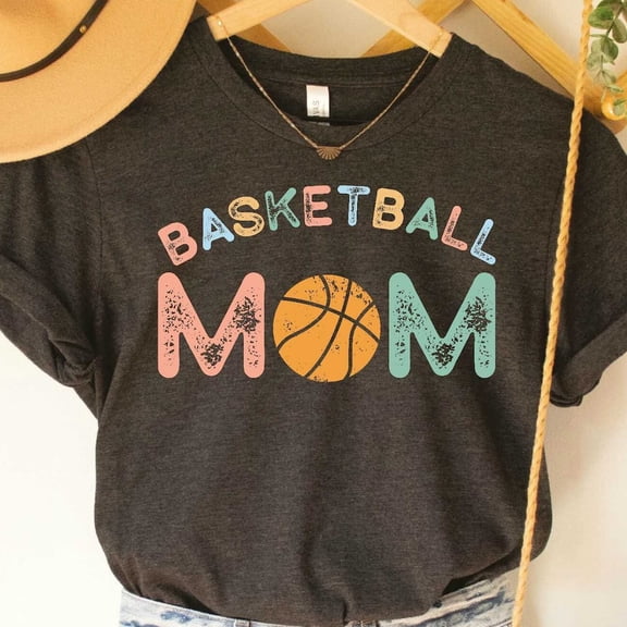 Basketball Mom Mom Day Mom Life Cute Basketball Mama For Gameday Mom T-Shirt BLACK Unisex S-5XL Hot Trending Shirt, Vintage Birthday Gift