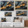 thumbnail image 4 of Designart "Guardian Black Obsidian" Spiritual Stone Floater Framed Canvas Prints, 4 of 5