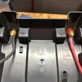 thumbnail image 3 of 3/8" Copper Battery Terminal Stud Connector, Ampper Remote Battery Binding Post Junction Post Block Terminal Kit, Pack of 2 (Red and Black), 3 of 7