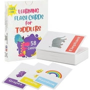 Mr. Pen- Alphabet Flash Cards for Toddlers, Double-Sided, 58 Picture Cards, Toddler Flash Cards