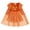 Orange, variant on mgoYE Toddler Kids Little Girl Halloween Sparkle Pumpkin Dress Baby Party Outfit(Orange,18M)