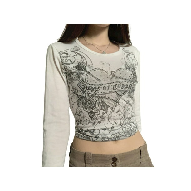 y2k graphic long sleeve