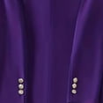 thumbnail image 4 of Leodye Blazer à Manches Longues pour Femmes, Confortable et à la Mode, Veste Décontractée avec Poches, Violet m(m), 4 of 5