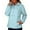 Light Blue, variant on HWRETIE Travel Windbreaker,Women's Lightweight Waterproof Half-Zip Hooded Outdoor Sports Jacket Top,Breathable Windbreaker for Hiking,Running,and Casual Daily Wear Light Blue