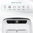 thumbnail image 5 of Shinco 8,000 BTU Grey Portable Air Conditioner - 3-in-1 Cool/Dehumidifier/Fan for Rooms Up to 350 sq.ft, Remote Control & 24H Timer, Compact AC Unit for Bedroom/Office, 5 of 10