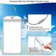 thumbnail image 3 of 10 Pcs Luggage Tag Holders With Zip Seal Steel Loops, Cruise Essentials Clear Waterproof Luggage Tags For Travel Vacation Accessories(7.5 X 3.5 In), 3 of 5