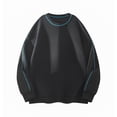 thumbnail image 1 of pstuiky manga larga para hombre, Suéter deportivo informal de manga larga con cuello redondo y color liso para hombre salir tops m, 1 of 8