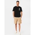 thumbnail image 1 of Camiseta informal de manga corta y cuello redondo con estampado de alfabeto y picas para hombre, ideal para verano, para adultos, hombres, mujeres, adolescentes y jóvenes., 1 of 7
