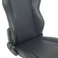 thumbnail image 3 of GTR Simulator S105LBK Chaise de Jeu Réglable pour Cadre GTA, Noir, 3 of 5