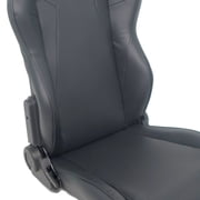GTR Simulator S105LBK Adjustable Gaming Chair for GTA Frame, Black