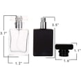 thumbnail image 4 of Botella De Perfume, 30 Ml, Vidrio, Recargable, Cuadrada, Portátil, Botella Vacía, Regalo De Atomizador De Perfume, 4 of 5