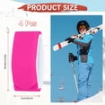 thumbnail image 3 of Uxcell Sangles de Fixation pour Ski [4 Pcs] - Accessoires de Sports d'Hiver avec Coussin Protecteur - [Rose Rouge], 3 of 7