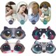 thumbnail image 3 of Paquete de 4 máscaras para dormir, máscara para dormir con forma de animal, máscara suave y esponjosa para los ojos para dormir, parche para los ojos, máscara de descanso nocturno, Sle, 3 of 5