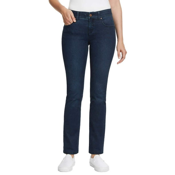 Jones New York - Jones New York Women Jones Slim Leg Mid-Rise Jeans ...