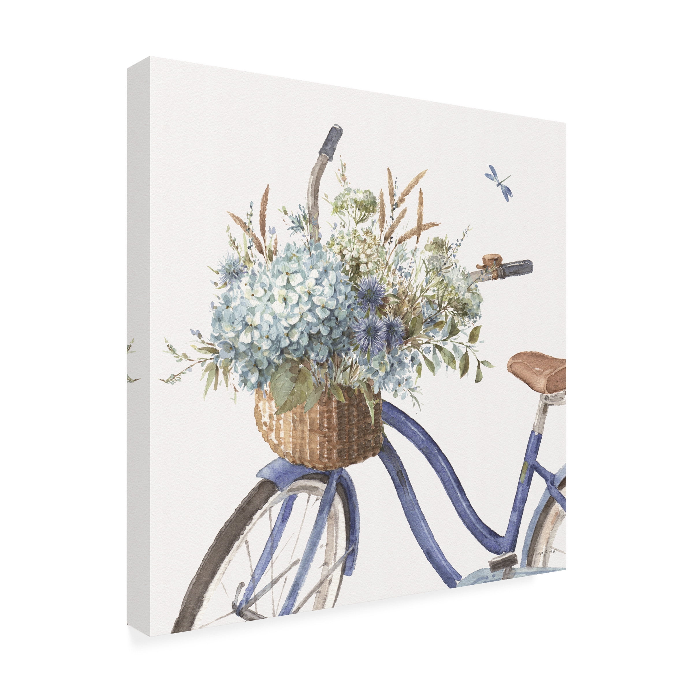 Lisa Audit 'Bohemian Blue 08 Square' Canvas Art