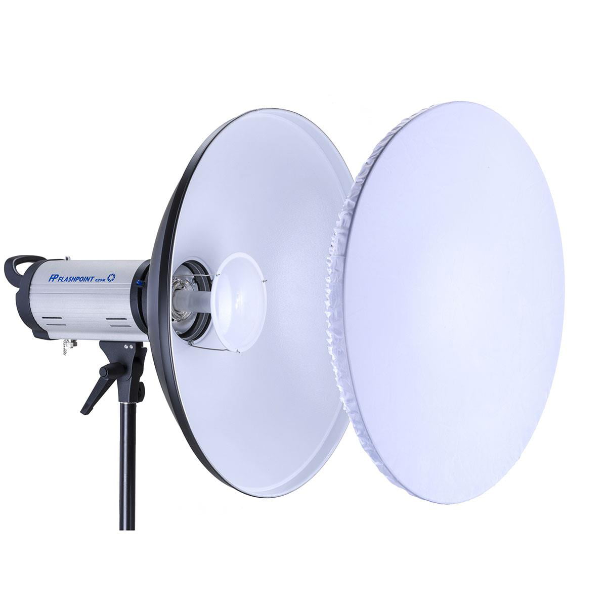 Glow 17 White Beauty Dish for Flashpoint Mount 
