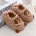 thumbnail image 3 of Shldybc Toddler Slippers Kids Slippers Fuzzy Slides for Girls Boys Cozy Lightweight House Newborn Crib Shoes Winter Warm Nonslip Indoor Slippers Merry Christmas!, 3 of 9