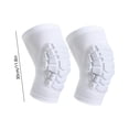 thumbnail image 3 of Eespoir 2 Pack Breathable Knee Sleeves, Wrestling Knee Pads for Kids Youth Adult, Knee Compression Sleeve for Gym Basketball Volleyball Football Joint Protection, 3 of 6