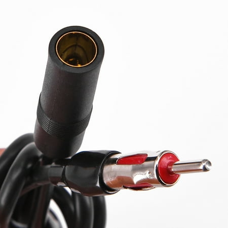 Tekuisi 180cm Car Radio Antenna Car Male Female Pair Plugging Ting Long Wire AM/FM Antenna Adapter Extension Cable Car Radio Antenna
