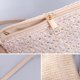 thumbnail image 4 of TRKIYQC Bolso bandolera pequeño de punto de paja para mujer para viajes en la playa y uso diario bolso de mano tejido de ratán TRKIYQC perder, 4 of 5