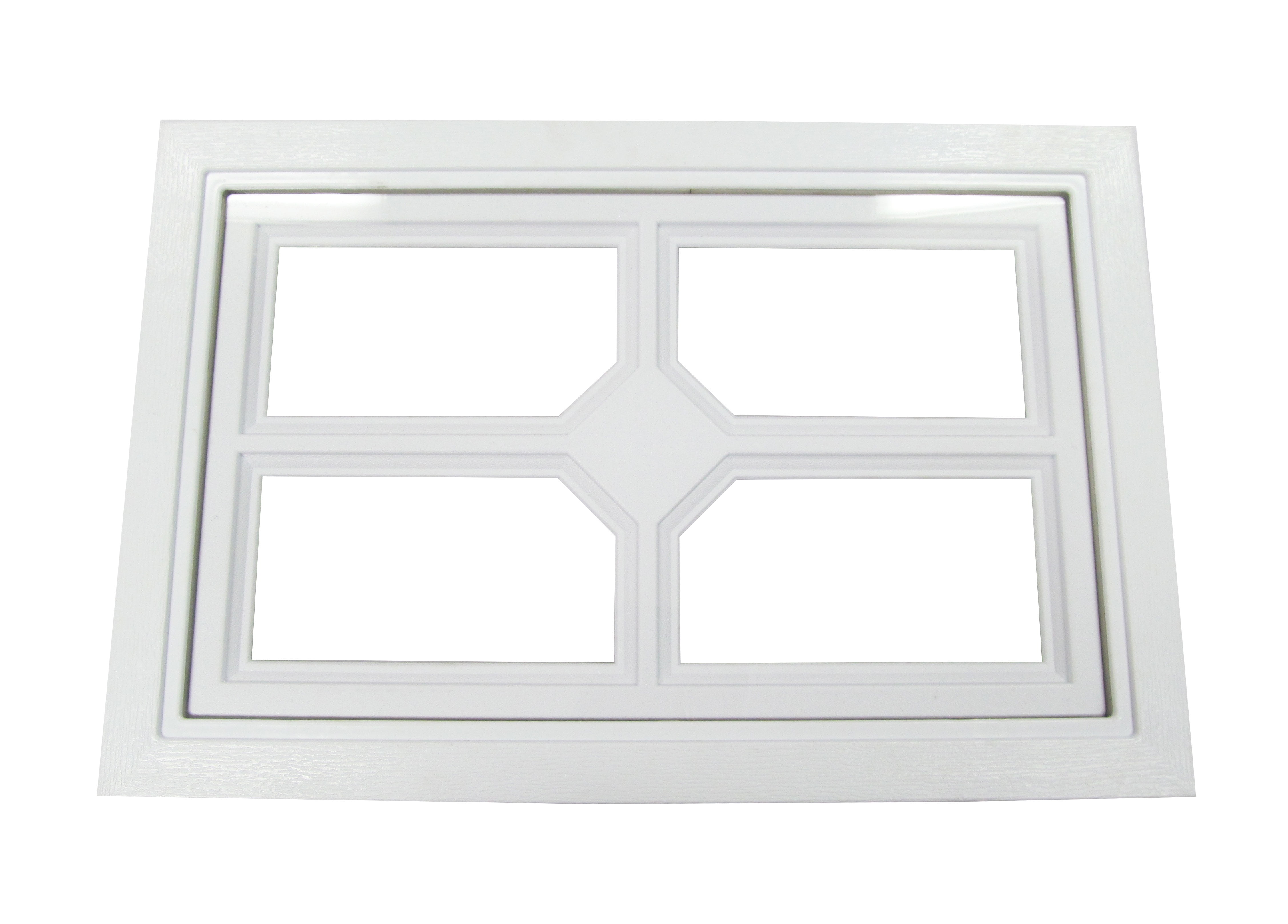 Garage Door Window Cross W/Diamond