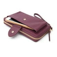 thumbnail image 3 of Motile Commuter Wallet with 3,000 Mah Qi Certified Wireless Powerbank, Cabernet, 3 of 8