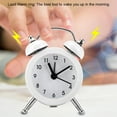 thumbnail image 3 of Reloj Despertador, Reloj De Metal Con Pilas De 3 Pulgadas Despertadores Para Dormitorios Reloj Despertador De La Vieja Escuela Reloj Despertador Digital Pequeño Para Mesita De, 3 of 7