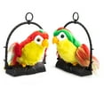 thumbnail image 2 of Talking Parrot Repeats What You Say Plush Animal Toy Electronic Parrot Plush Toy Birthday Present For Boy Girl 3-6 Year Old, 2 of 6