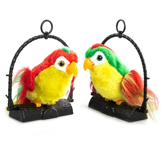 Juguete electrónico de peluche loro parlante BuyWeekMX