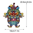 thumbnail image 2 of Rompecabezas De Madera Payaso Piezas De Rompecabezas De Forma Irregular Únicas Rompecabezas De Madera En Forma De Animal Para Adultos Niños Colección De Juegos Familiares Regalo Moyic HA037538-00, 2 of 6