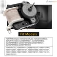 thumbnail image 3 of Motor de ventilador de evaporador Seentech W10189703 para Whirlpool Kenmore, 3 of 8