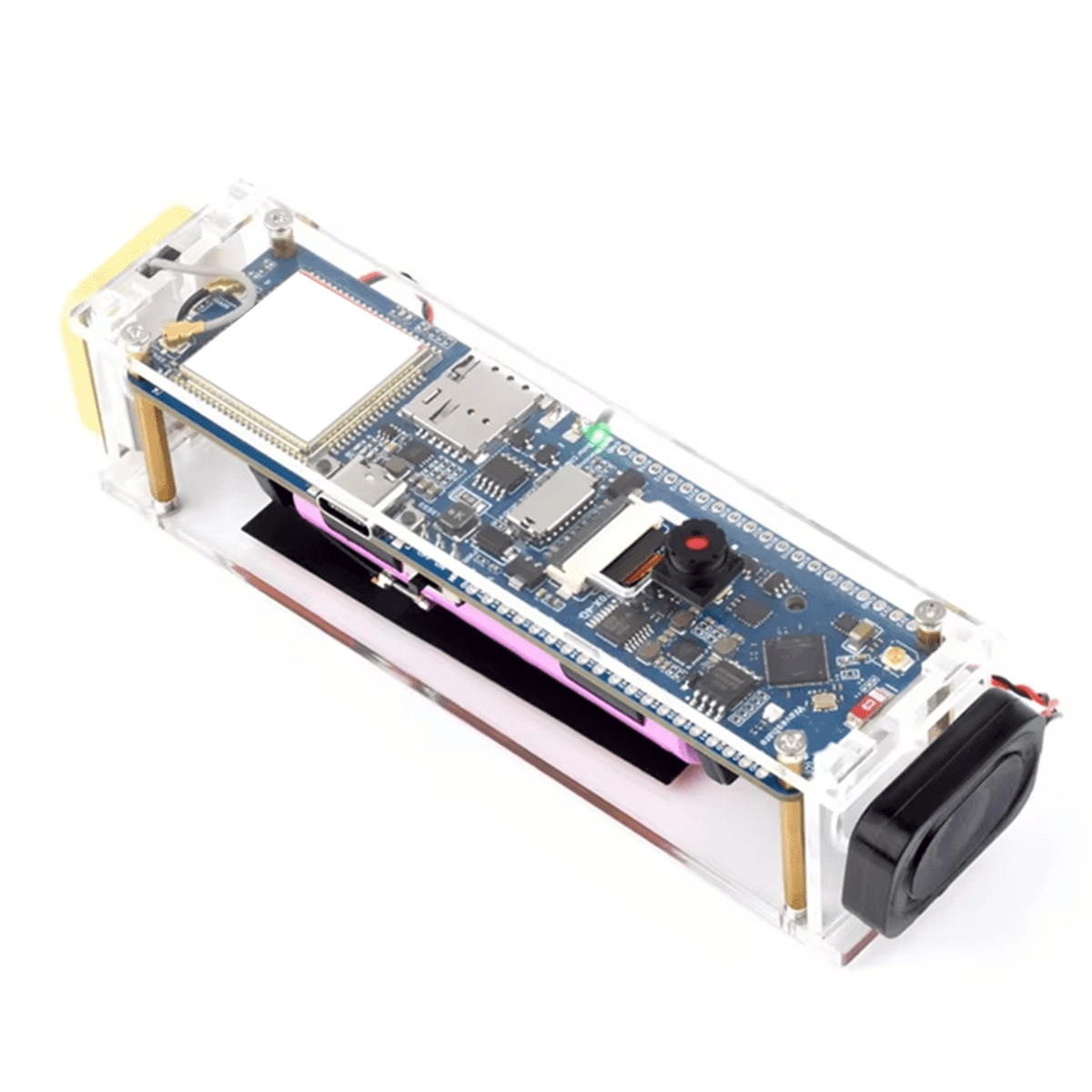 ESP32-S3 A7670E 4G Development Board LTE Cat-1 / 2G / WiFi / Bluetooth / Telephone Call / SMS / GNSS Positioning Support,1 x Development Board 1 x Speaker 1 x USB Cable