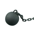 thumbnail image 3 of Renovators Supply Black Cast Iron Cannonball Weight Automatic Gate Closer w/5 ft. L Galvanized Chain, 3 of 7