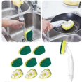 thumbnail image 3 of Scotch Brite Dishwand Refills 9 Household Cleaning Sponges Brush Head and 1 Handle Dishwashing Cleaning for Kitchen Replacement Sponge Stick Piece Dis, 3 of 5