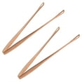 thumbnail image 1 of 1 Set 2 Pcs Stainless Steel Food Clamps Barbecue Clips Cooking Tongs for Home, 1 of 8