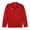 Red - red, variant on ASICS Mens Solid Henley Shirt, Red, Small